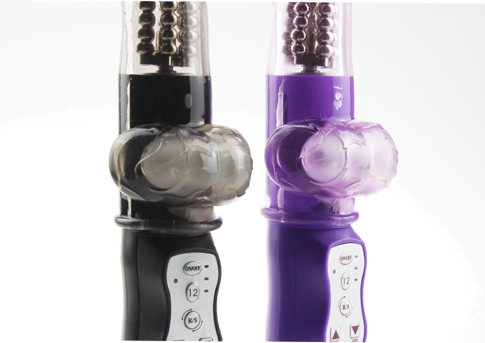 Vibrador Rotativo com Estimulador do Clitóris 12 Vibrações á Pilha Cod. BC1011 - Imagem 6