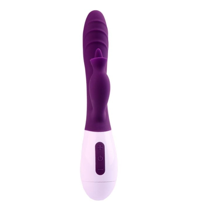 Vibrador com Estimulador do Clitóris 12 Vibrações á Pilha Cod.BC1026 - Image 2