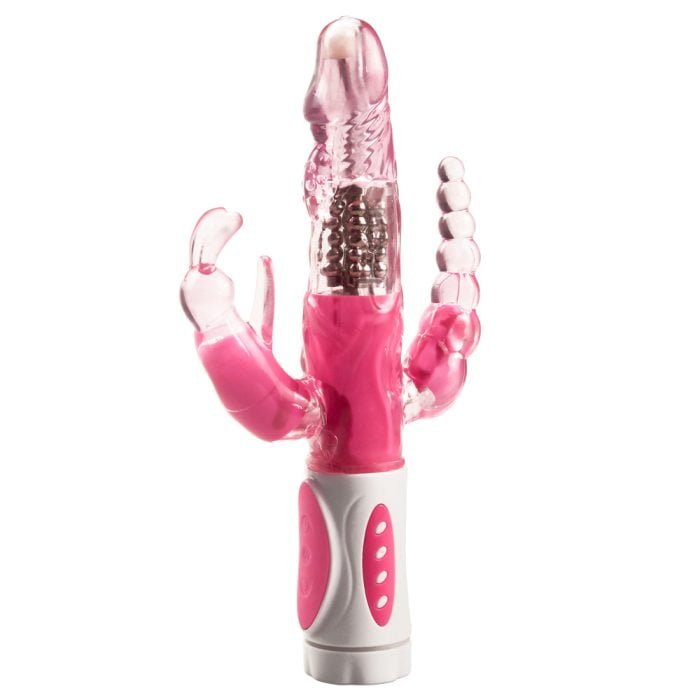 Vibrador Rotativo Rabbit 12 Vibrações á Pilha Cod. BC1012 - Image 3