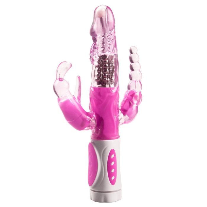 Vibrador Rotativo Rabbit 12 Vibrações á Pilha Cod. BC1012 - Image 2