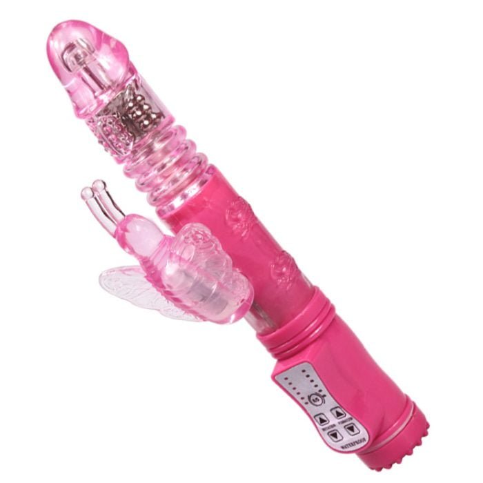 Vibrador Vai e Vem e Rotativo 12 Vibrações á Pilha Cod. BC1008