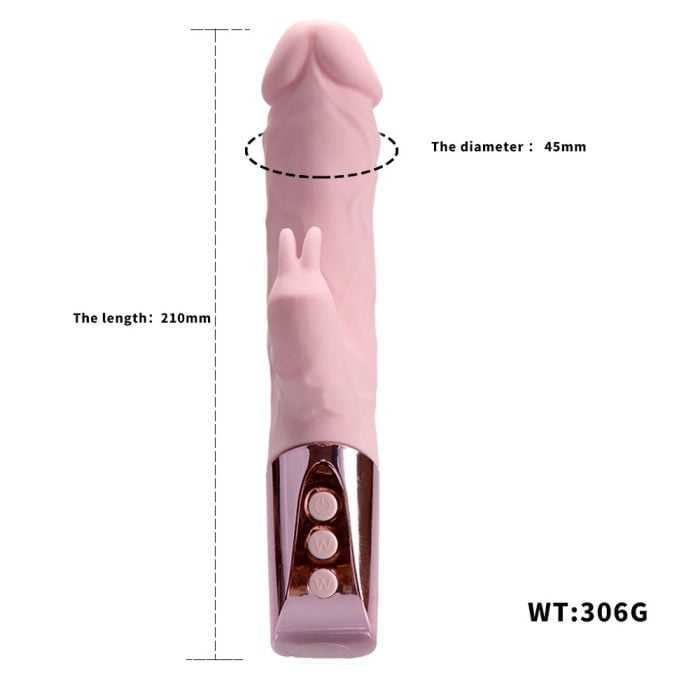 Vibrador c/ Aquecimento (Hot) Estimulador do Clitóris 9 Vibrações Recarregável Cod. BC1019 - Image 3