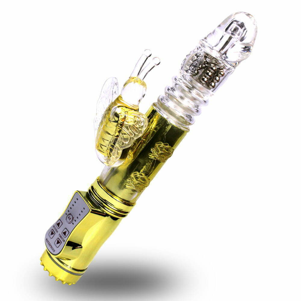 Vibrador Vai e Vem e Rotativo 12 Vibrações á Pilha Cod. BC1008 - Imagem 3