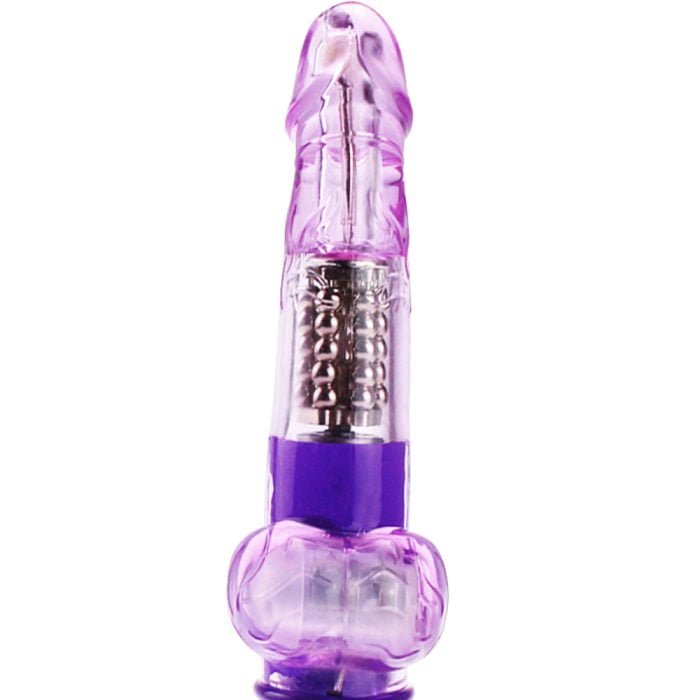 Vibrador Rotativo com Estimulador do Clitóris 12 Vibrações á Pilha Cod. BC1011 - Image 4