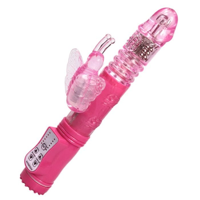 Vibrador Vai e Vem e Rotativo 12 Vibrações á Pilha Cod. BC1008 - Image 5