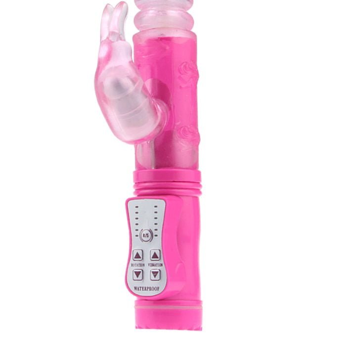 Vibrador Rabbit Vai e Vem, Rotativo 12 Vibrações á Pilha Cod. BC1009 - Image 5