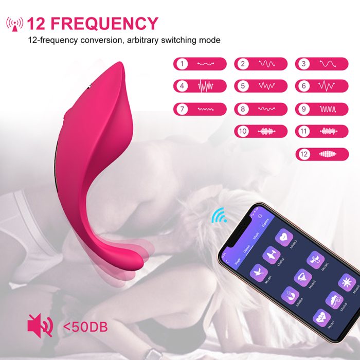 Mini Vibrador Wireless para Vestir Controlado por APP a Prova d'água Recarregável Cod. BA 1027 - Image 2