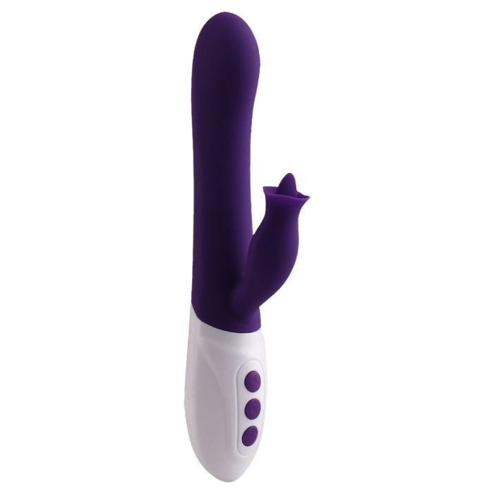 Vibrador Rotativo c/ Estimulador do Clitóris Vai e Vem 12 Vibrações Recarregável Cod. BC1017 - Image 3