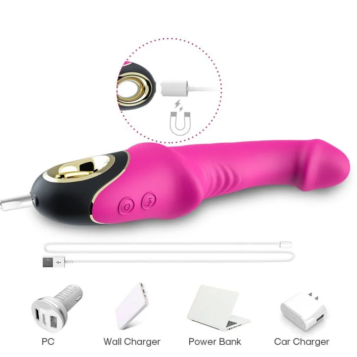 Vibrador de Silicone Cirúrgico a Prova d'água Recarregável Cod. BY10001 - Imagem 5