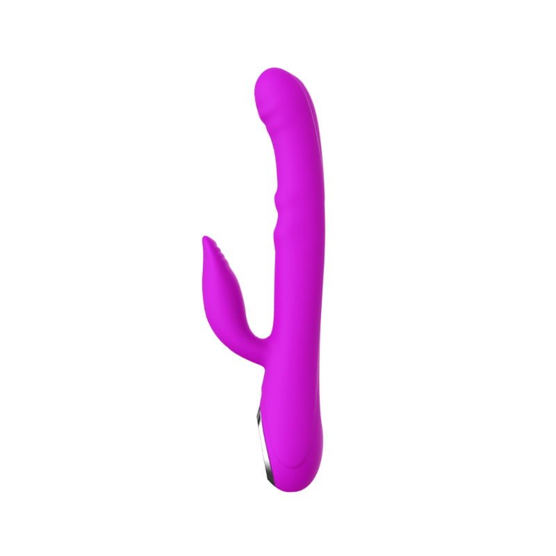 Vibrador com Estimulador de Clitóris 12 Vibrações Recarregável Cod. BI-014123 - Imagem 2