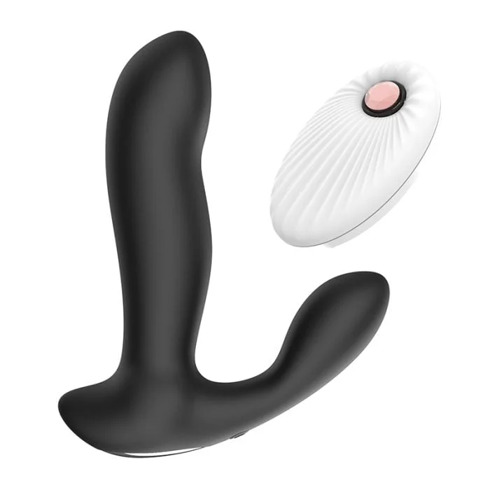 Massageador de Próstata com Controle Metralhadora 10 Vibrações Recarregável Cod. BH 1015 - Imagem 3