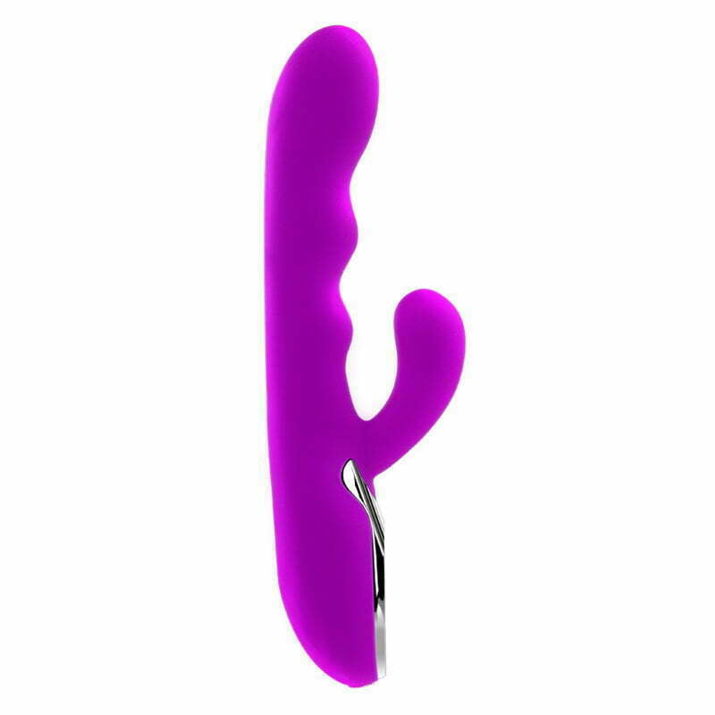 Vibrador com Estimulador do Clitóris 10 Vibrações Recarregável Cod. BI-014107 - Imagem 3