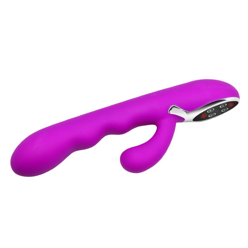 Vibrador Hot com Estimulador do Clitóris 10 Vibrações Recarregável Cod. BI-014109 - Imagem 2