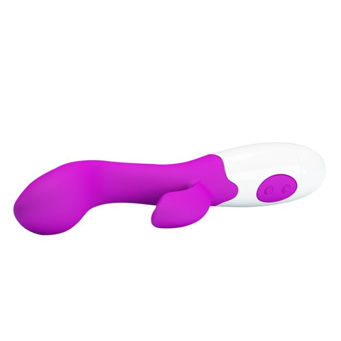 Vibrador Brighty com Estimulador do Clitóris 30 Vibrações á Pilha Cod. BI-014174 - Image 2