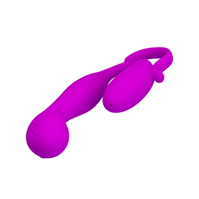 Vibrador com Estimulador do Clitóris e Ponto G 30 Vibrações Cod. BI-014212 - Image 2