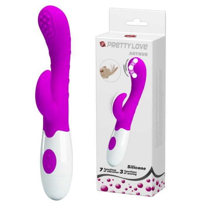 Vibrador Arthur com Estimulo do Clitóris e Ponto G / 7 Vibrações á Pilha Cod. BI-014218