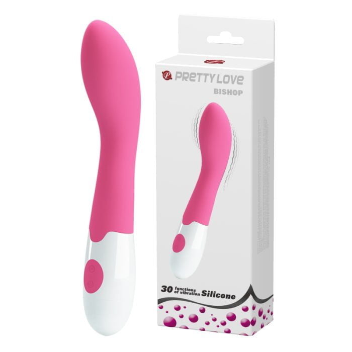 Vibrador Bishop de Silicone 30 Vibrações á Pilha Cod. BI-014220