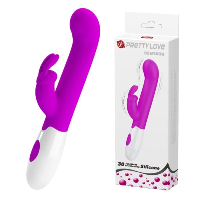 Vibrador Centaur com Estimulador do Clitóris 30 Vibrações á Pilha Cod. BI-014794