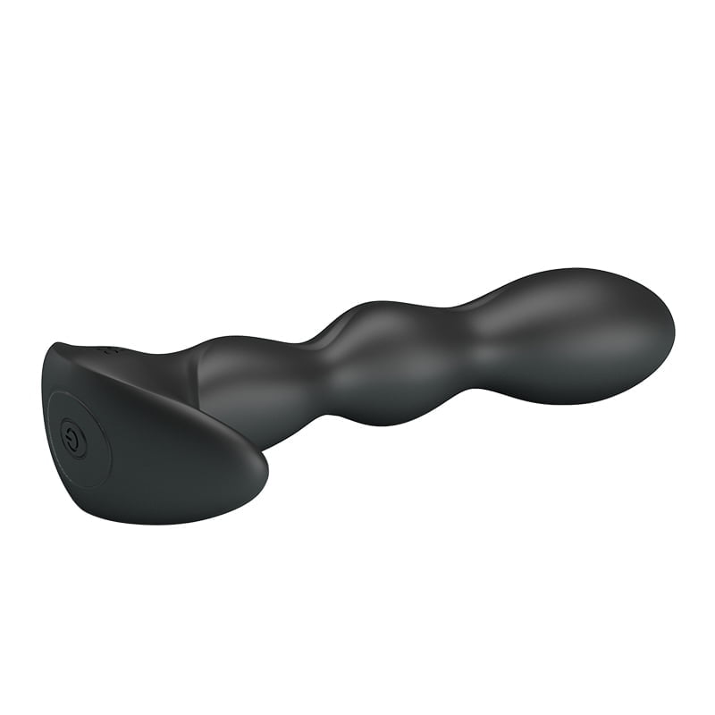Plug Anal Forma Anatômica em Silicone 12 Vibrações Recarregável Cod. BI-040068 - Imagem 2