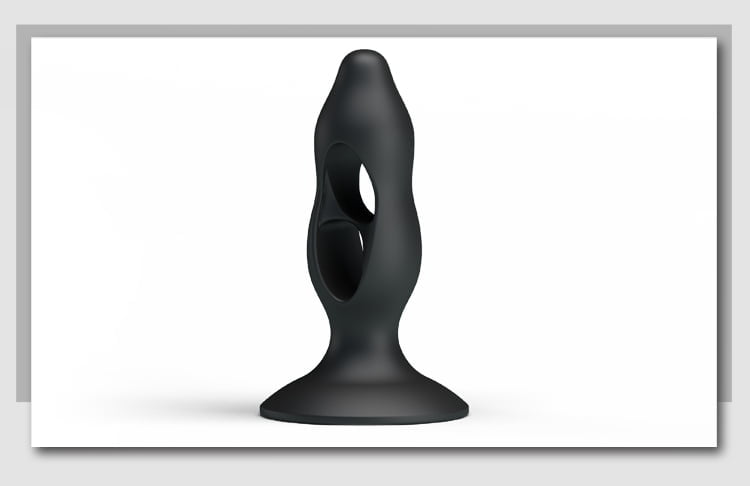 Plug Anal com Ventosa de Silicone Cod. BI-040056 - Imagem 2