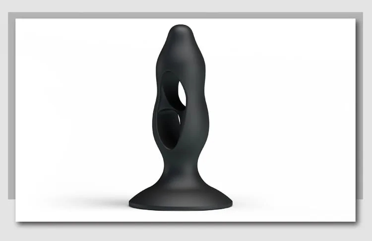 Plug Anal com Ventosa de Silicone Cod. BI-040056 - Imagem 2
