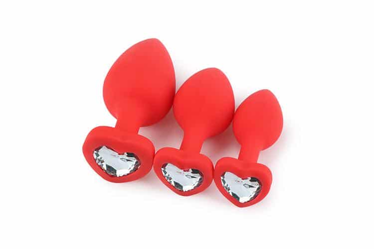 Kit Plug Anal com 3 Tamanhos de Silicone Cod. BX 10005 - Imagem 2