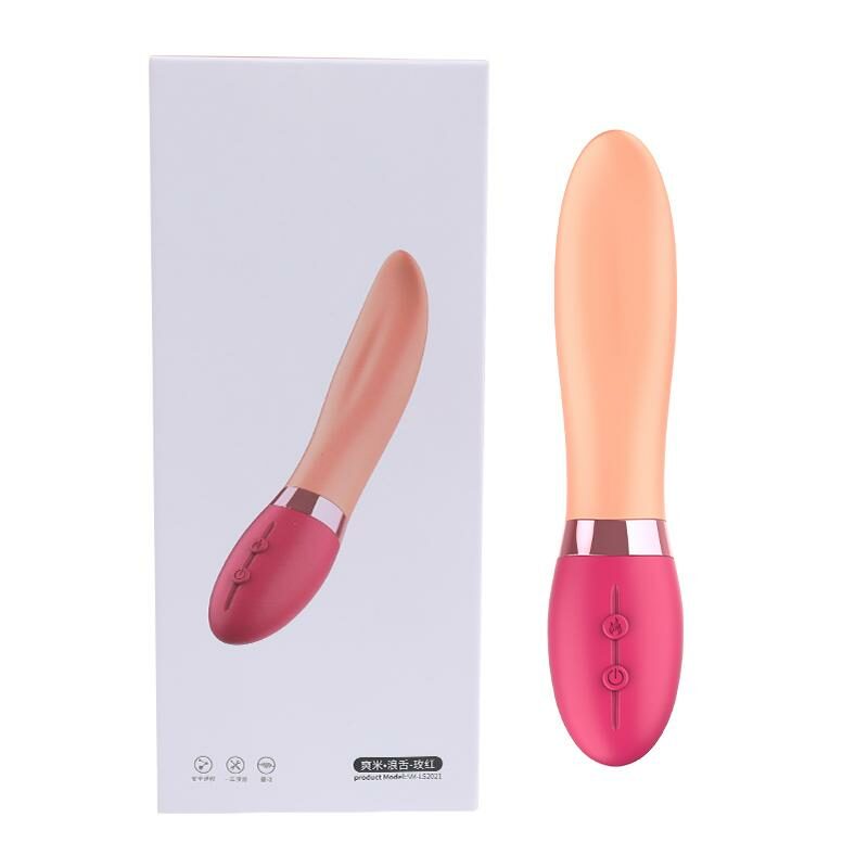 Vibrador de Ponto e Clitóris G Formato Língua Recarregável com 10 Modos de Vibração Cod, XS 1012