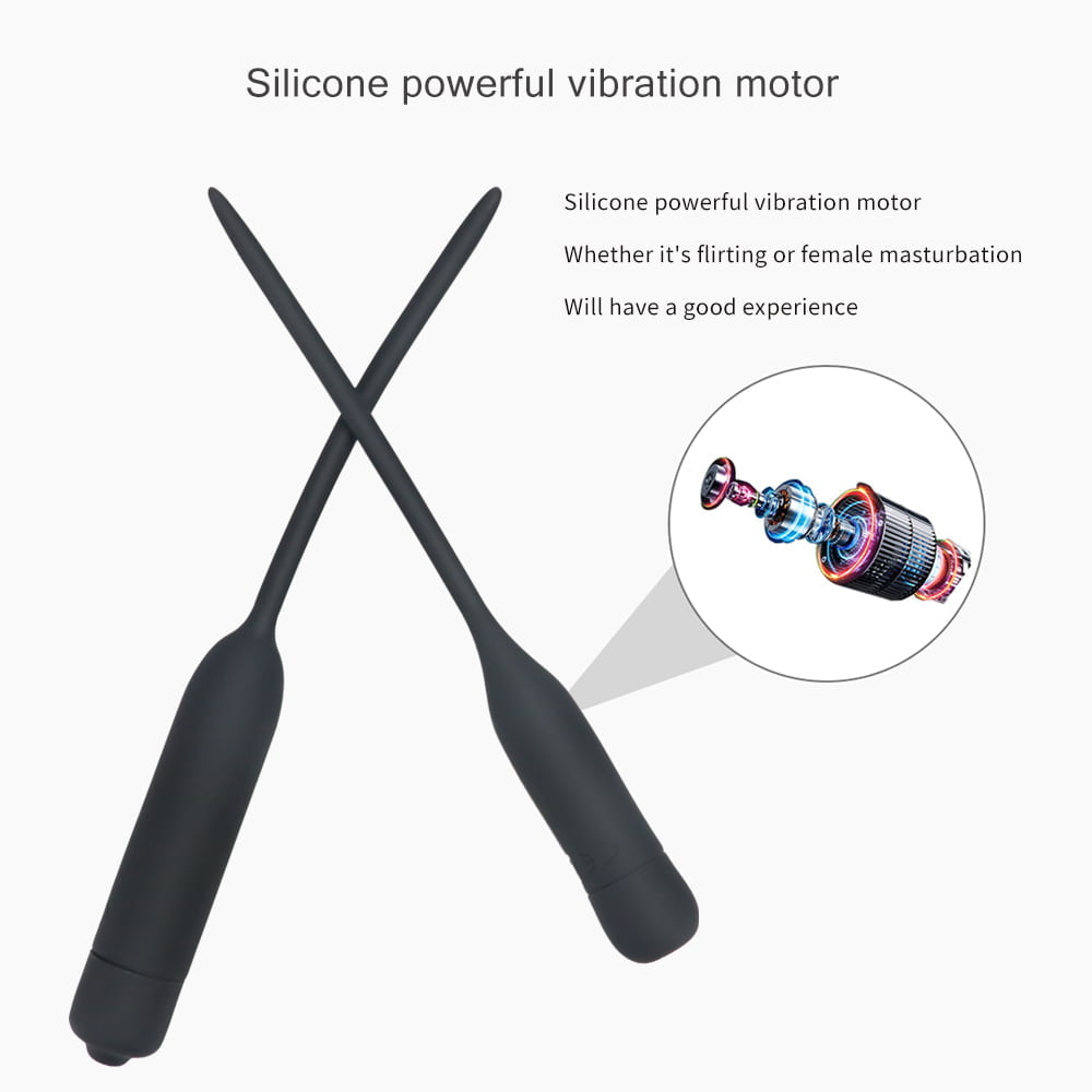 Longo Uretral com 10 Modos de Vibração Recarregável Cod. XJ 1002