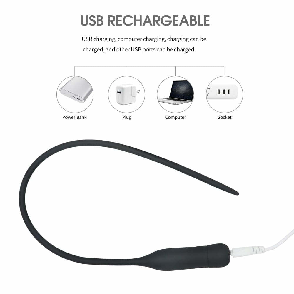 Longo Uretral com 10 Modos de Vibração Recarregável Cod. XJ 1002 - Imagem 3