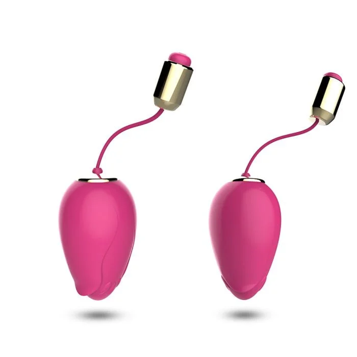 Capsula Botão de Flor com Controle Remoto e 9 Modos de Vibração Recarregável Cod. BY10023 - Image 2