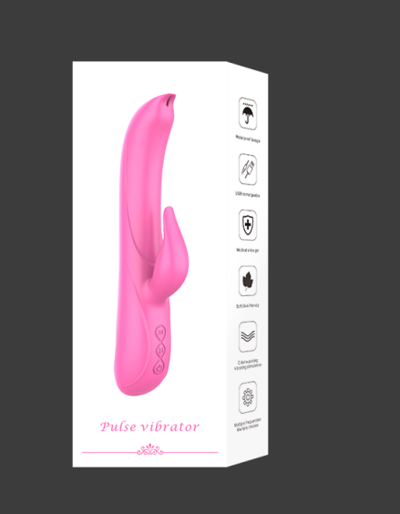 Vibrador com Estimulador de Clitóris com 7 Modos Pulsação de Metralhadora Recarregável Cod. BH 1021 - Image 3