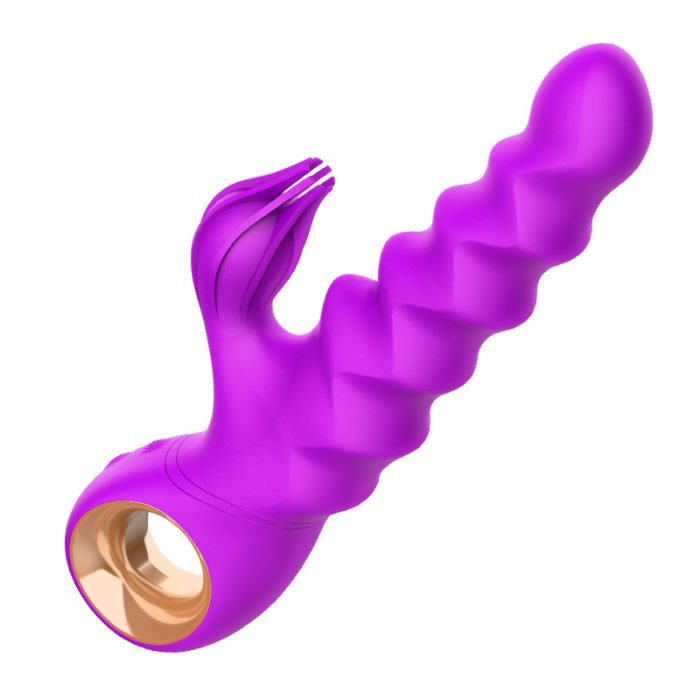 Vibrador de Ponto G e Clitóris com 10 Modos de Vibração Rotativo Vai e Vem com Aquecimento Recarregável Cod. XS 1016