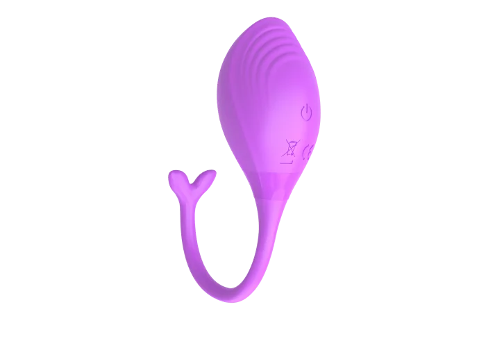 Vibrador Baleia Bullet Recarregável com 10 Modos de Vibração com Aquecimento e Controlado por App Cod. XS 1003