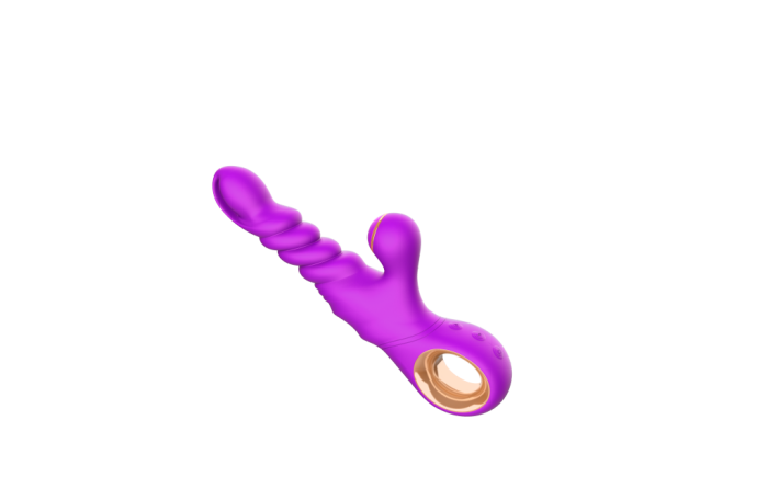 Vibrador de Ponto G e Clitóris com 7 Modos de Vibração e Sucção Vai e Vem Recarregável Cod. XS 1014