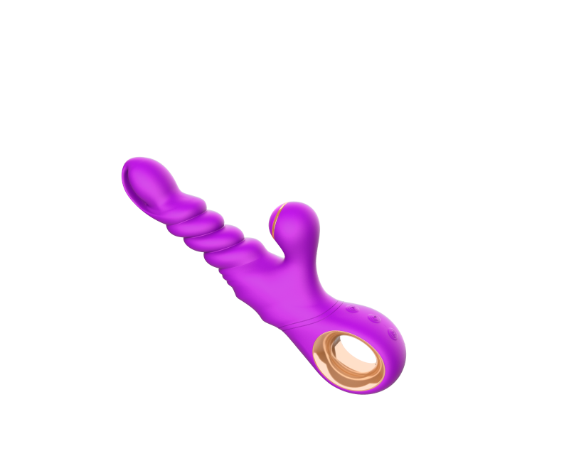 Vibrador de Ponto G e Clitóris com 7 Modos de Vibração e Sucção Vai e Vem Recarregável Cod. XS 1014