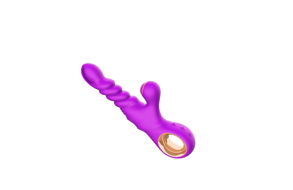 Vibrador de Ponto G e Clitóris com 7 Modos de Vibração e Sucção Vai e Vem Recarregável Cod. XS 1014