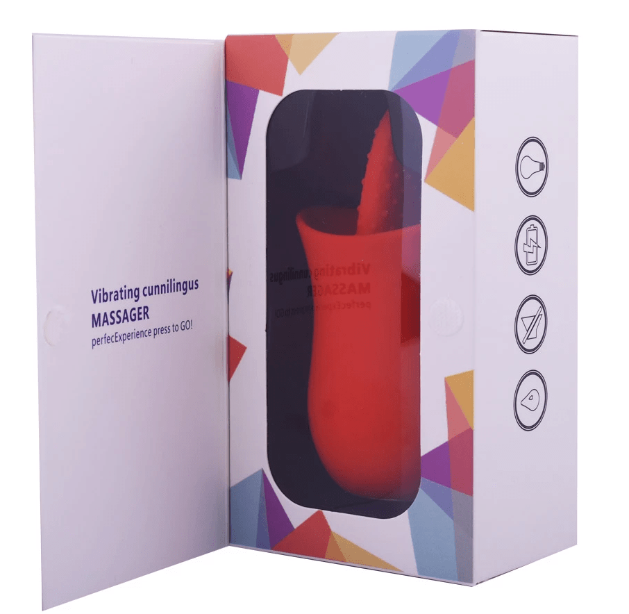 Estimulador Língua Com 10 Velocidades Recarregável Cod. BX 1025 - Imagem 2