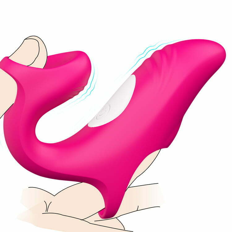 Vibrador Dedal Recarregável Formato Golfinho Cod. BA1025 - Imagem 5