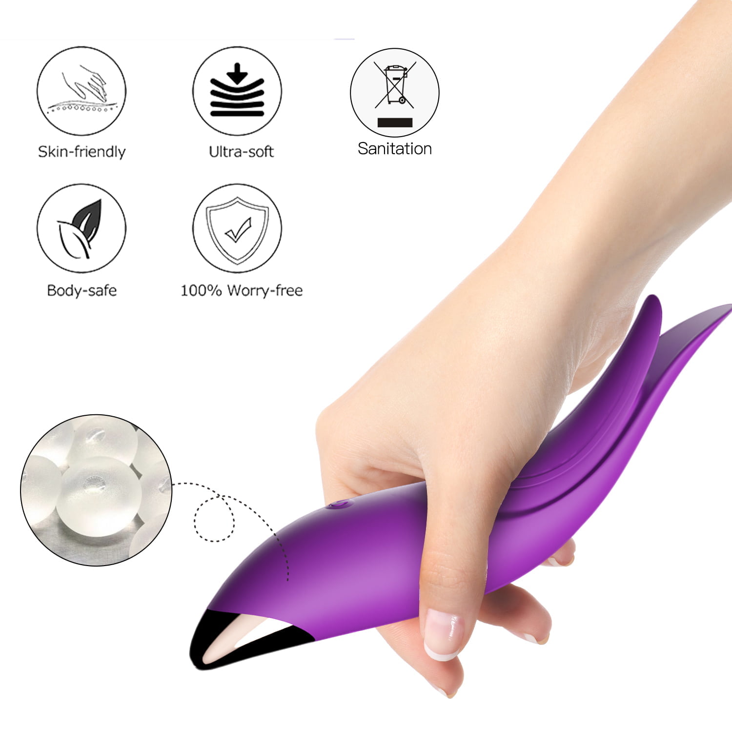 Estimulador de Clitóris com 12 Modos de Vibração Recarregável Cod. BA1022 - Imagem 4