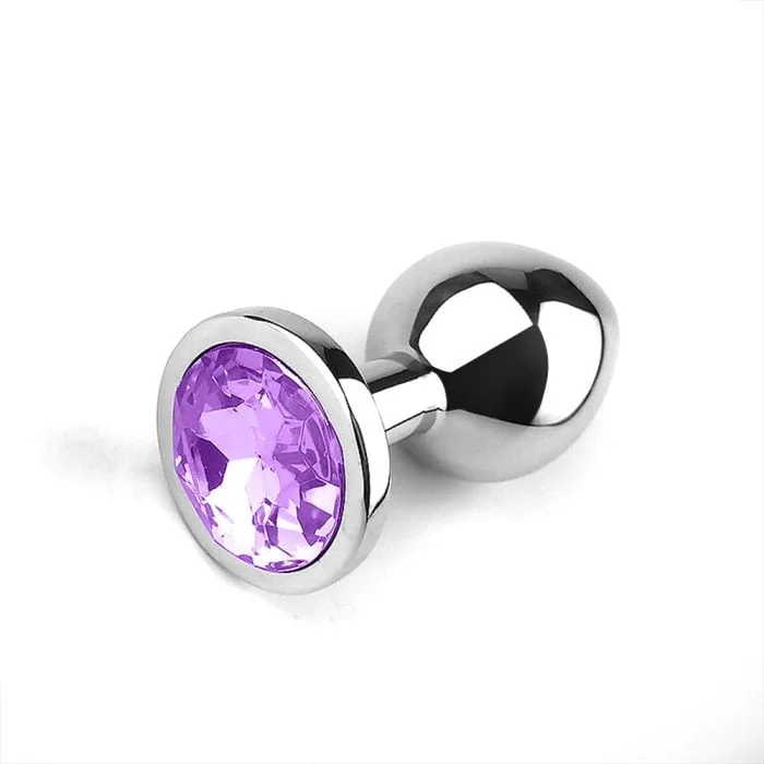 Plug Anal com Cristal Brilhante (P) Cod. BJ 10001 - Imagem 2