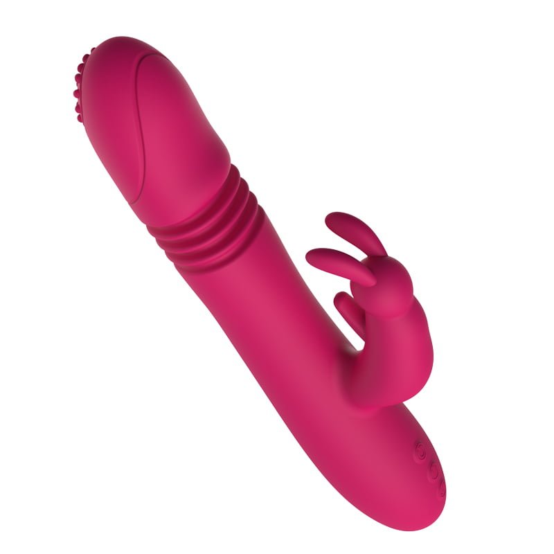 Vibrador Vai e Vem com Estimulador de Clitóris  com Aquecimento Recarregável Cod. BC 1068 - Imagem 4