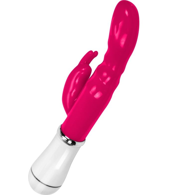 Vibrador com Estimulador de Clitóris com 12 Modos de Vibração á Pilha Cod. XM 1004