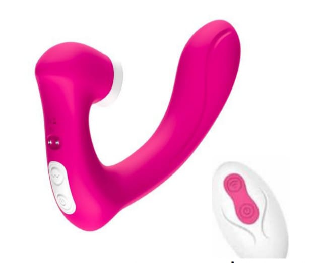 Vibrador Estimulados Língua Para Clitóris e Ponto G com 9 Modos de Vibração Recarregável com Controle Cod. BY10019