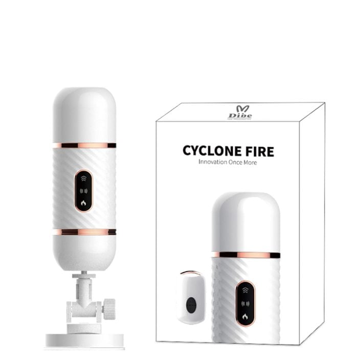 Cyclone Fire Pênis Realístico Com Escroto Recarregável 7 Modos De Vibração e Aquecimento Cod. XE 1001 - Image 2