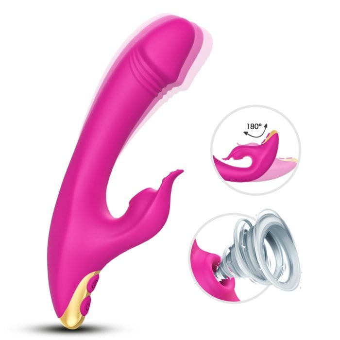 Vibrador com Sucção 9 Modos de Vibração e 7 de Pulsação Recarregável Cod. BY10021 - Image 2