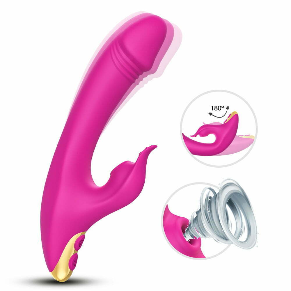 Vibrador com Sucção 9 Modos de Vibração e 7 de Pulsação Recarregável Cod. BY10021 - Imagem 2