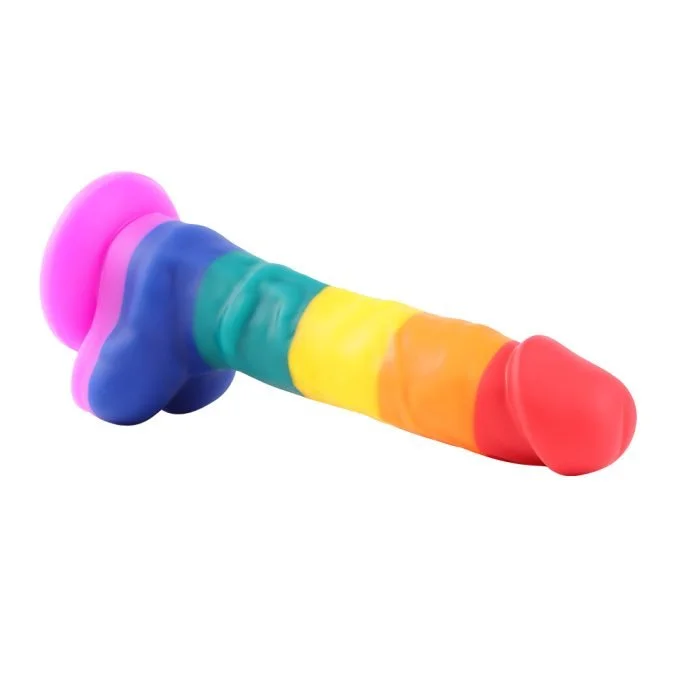 Prótese Realística Colorida em Silicone Liquido 19 X 3,7cm Cod. BJ 10109 - Imagem 2