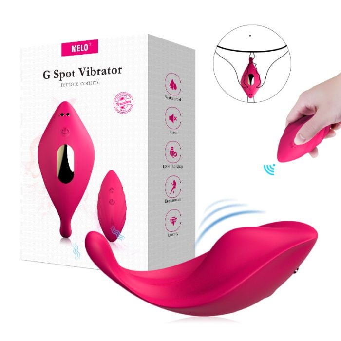 Vibrador de Calcinha com  12 Modos de Vibração Recarregável Cod. BA1026