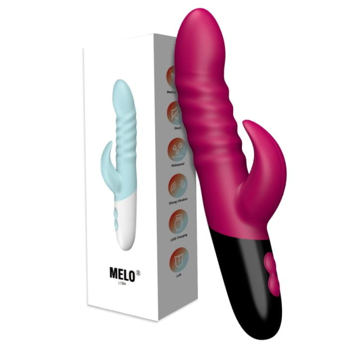 Vibrador com Estimulador de Clitóris com 12 Modos de Vibração Recarregável Cod. BA1023