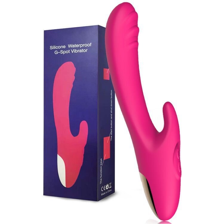 Vibrador com Estimulador de Clitóris Recarregável com 30 Modos de Vibração Cod. BA1024